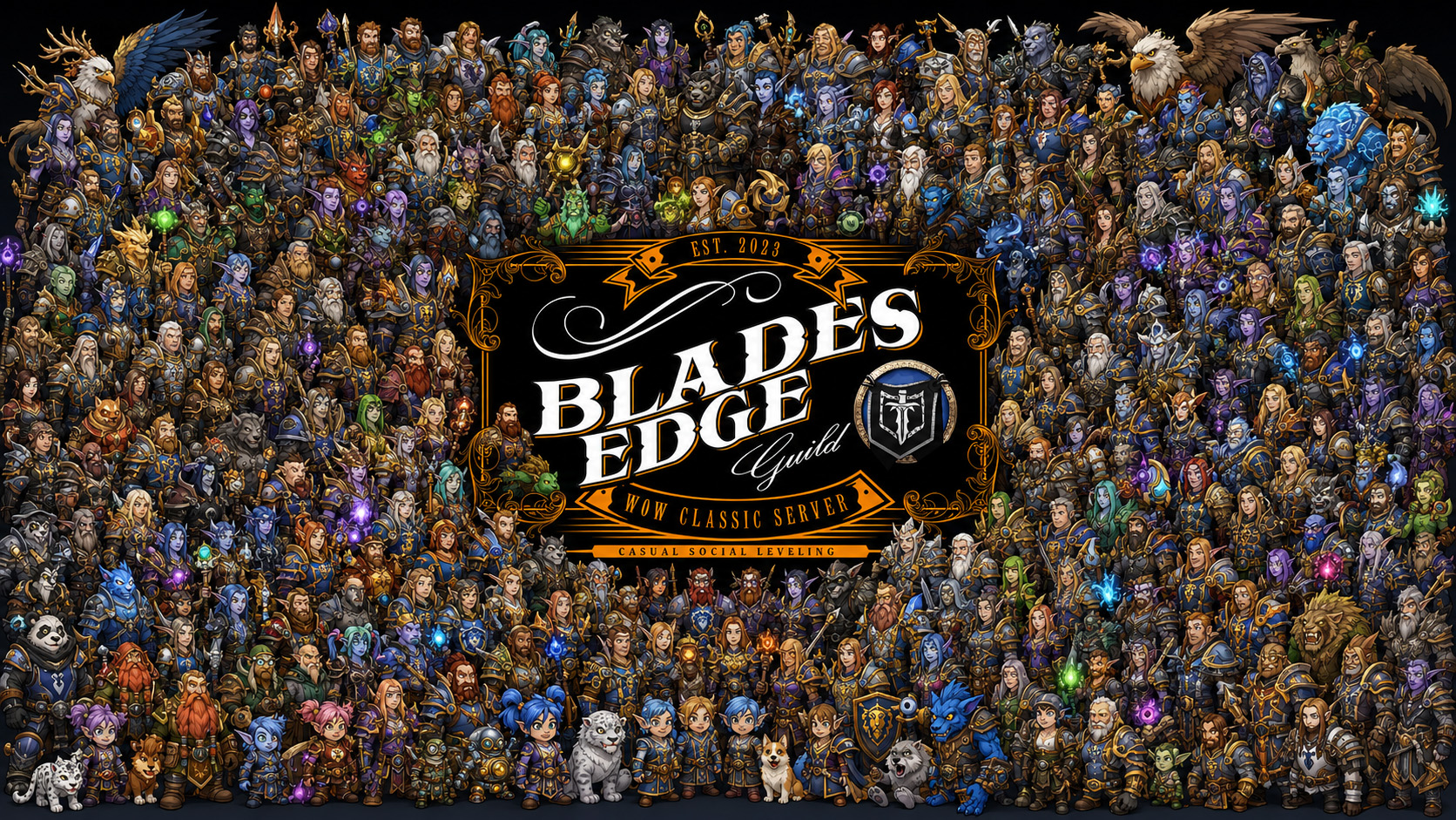 Blådes Edge guild portrait, EST. 2023